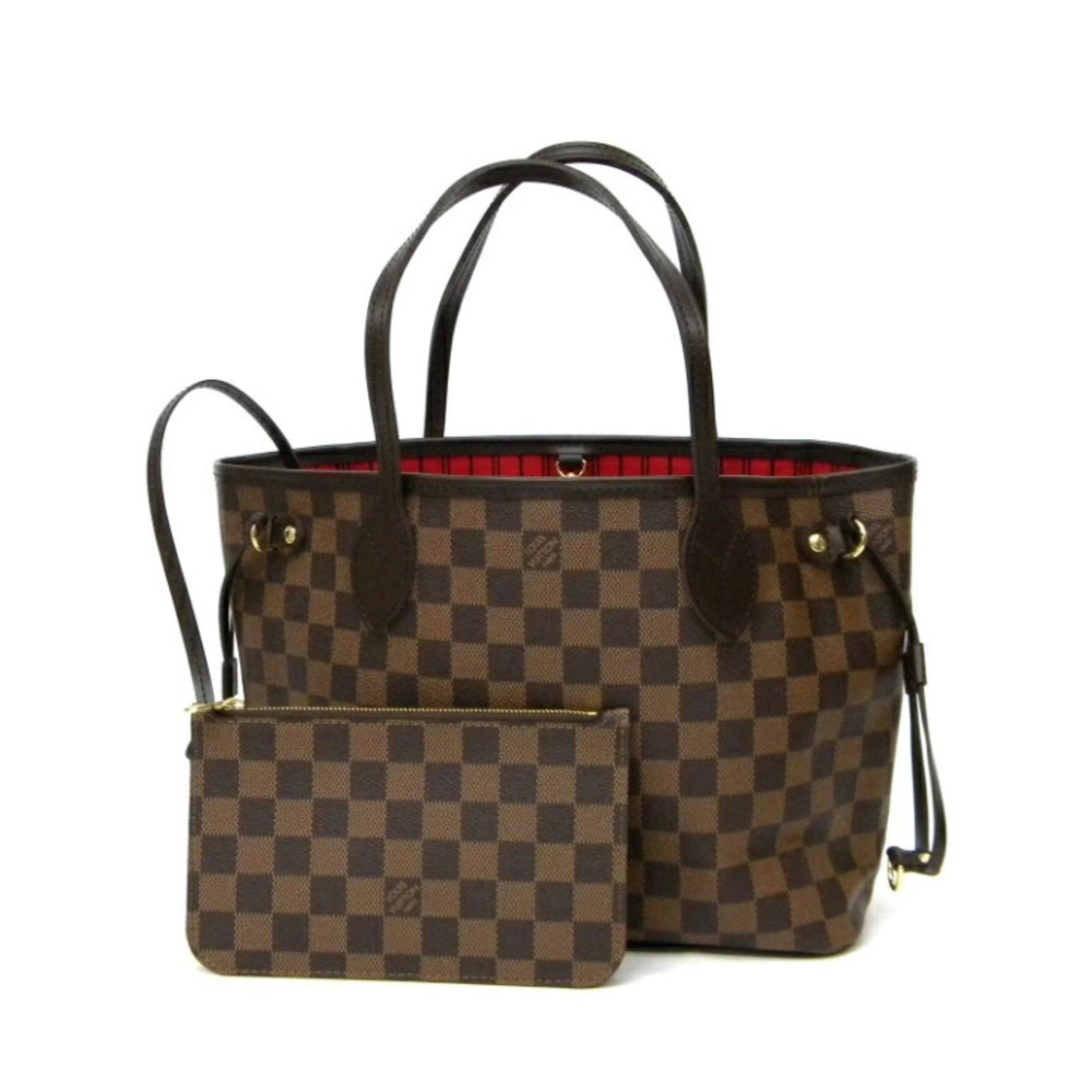Louis Vuitton Neverfull Tote Bag Clutch Damier